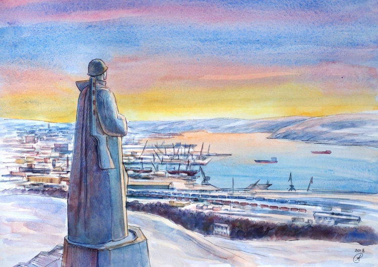 Алеша мурманск рисунок