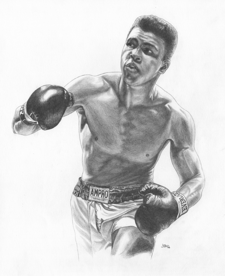 Рисунок боксера