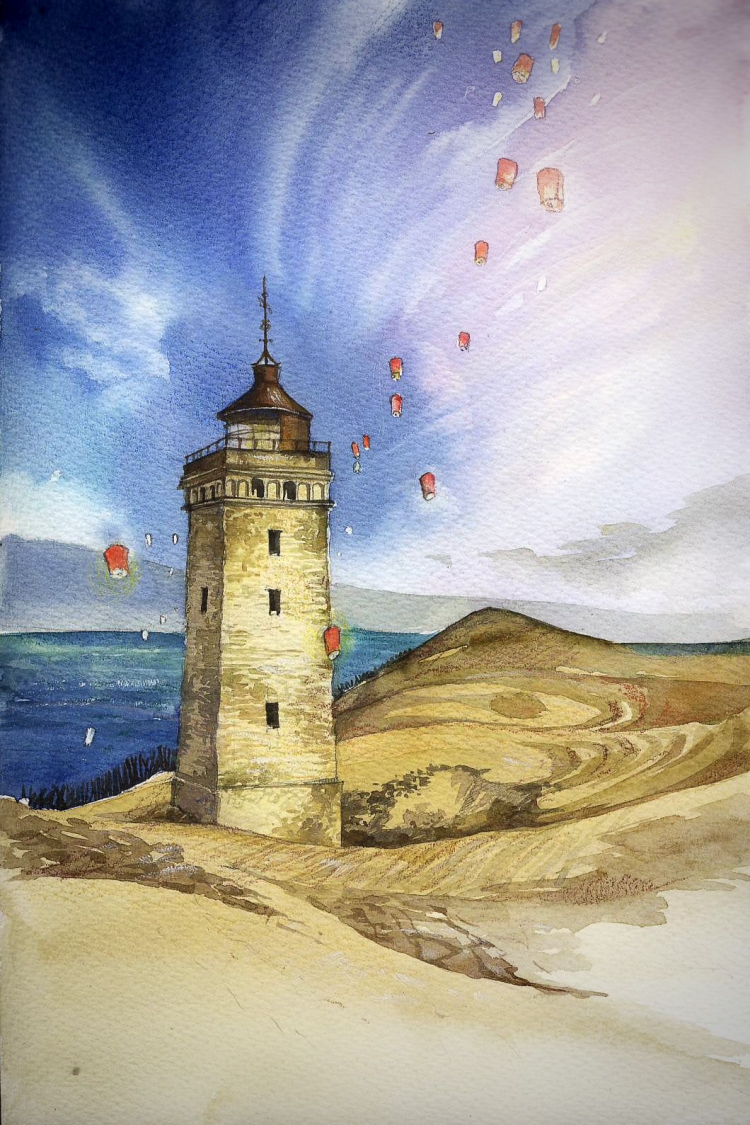 Нарисованный маяк