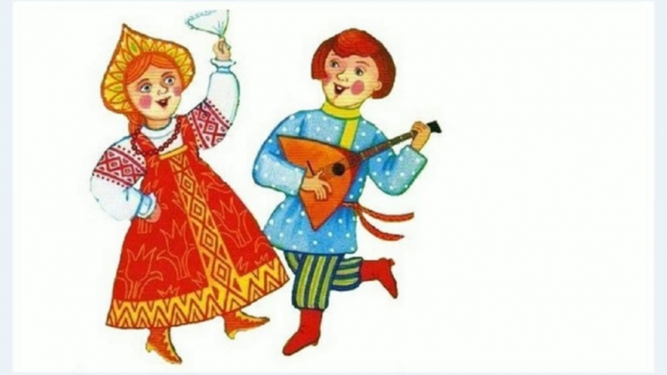 Русский народный танец рисунок