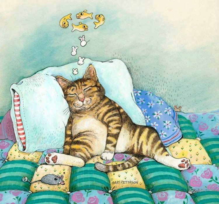 Забавные коты - художник Gary Patterson