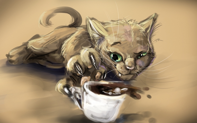 Кот арт