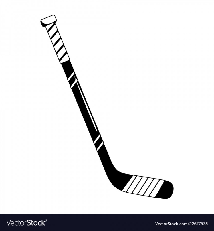 Хоккейная клюшка рисунок