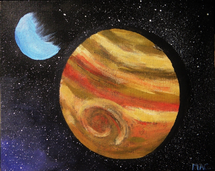 Юпитер планета рисунок