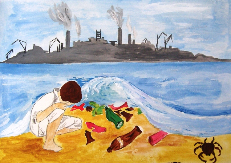 Загрязнение экологии рисунки