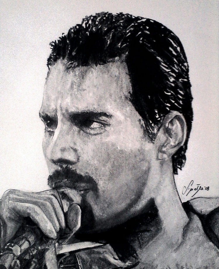 Freddie Mercury портрет