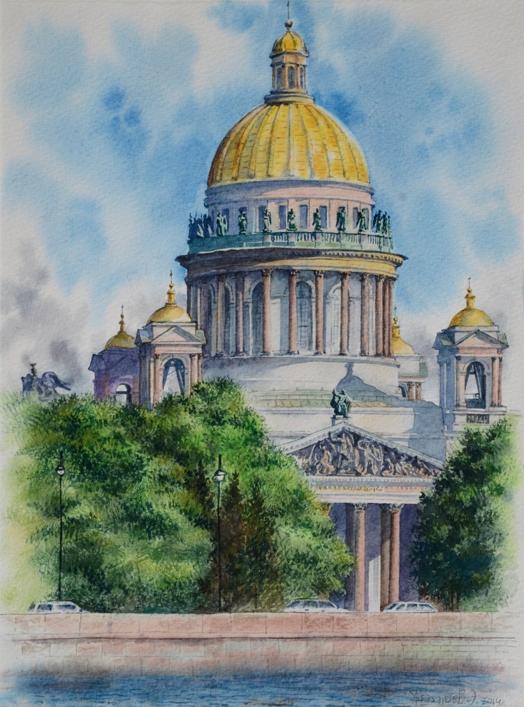 Архитектура санкт петербурга рисунок