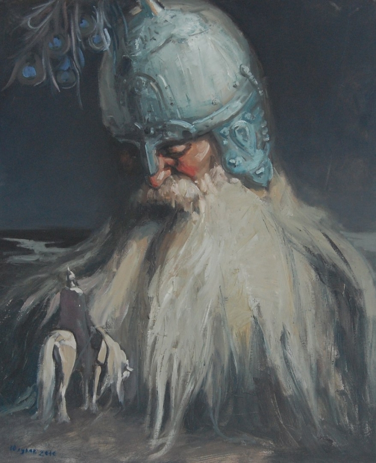 Картина Руслан и Черномор
