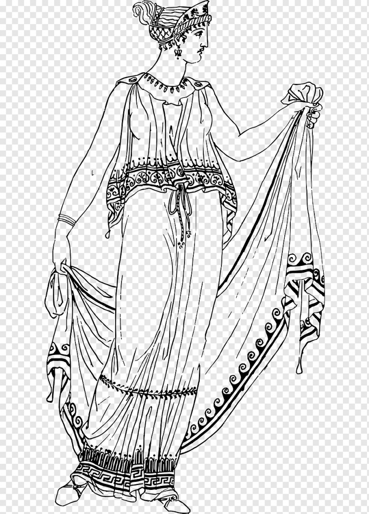 Древняя одежда рисунок. Пеплос Греция. Хлайна древняя Греция. Одежда женщин древней Греции Хлайна. Костюм древней Греции.