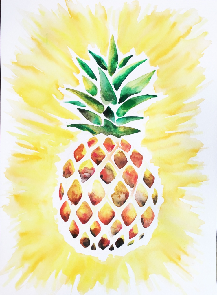 Рисунки ананас