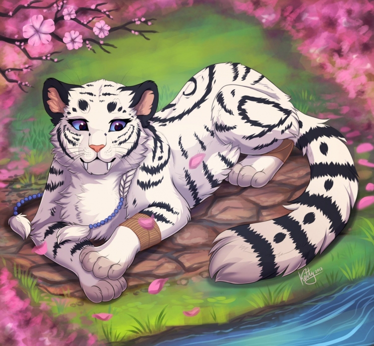 Кохаку белый тигр