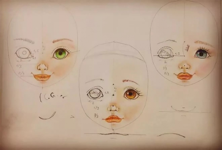 Кукла для рисования
