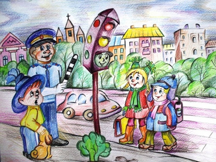Детству безопасные дороги рисунки
