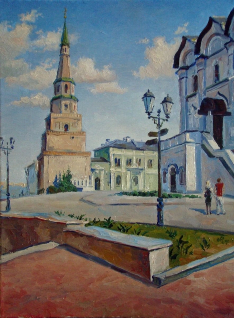 Художник Рашит Газеев Казанский Кремль