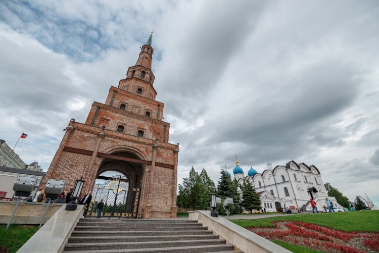 Казань Падающая башня Сююмбике
