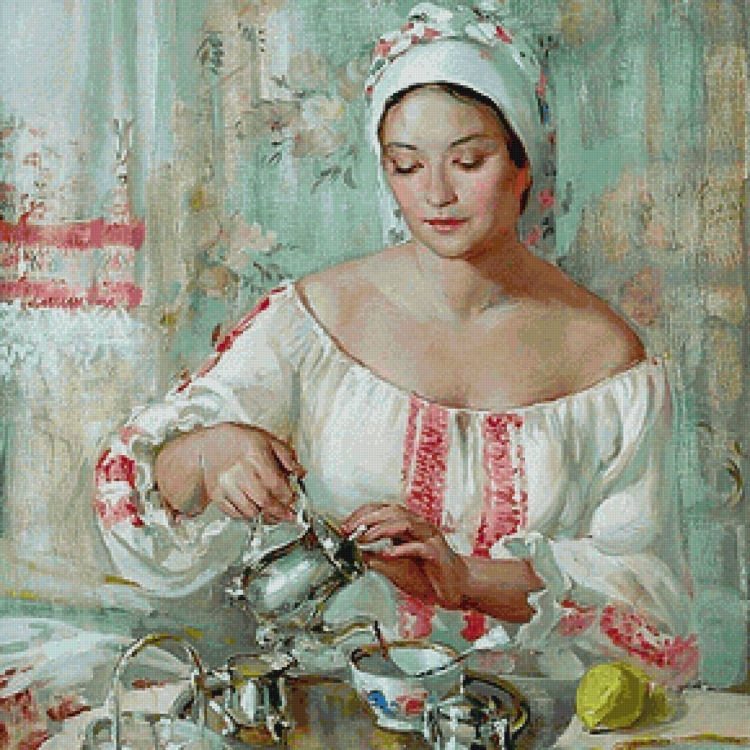 Раскраска "Хохломская роспись"