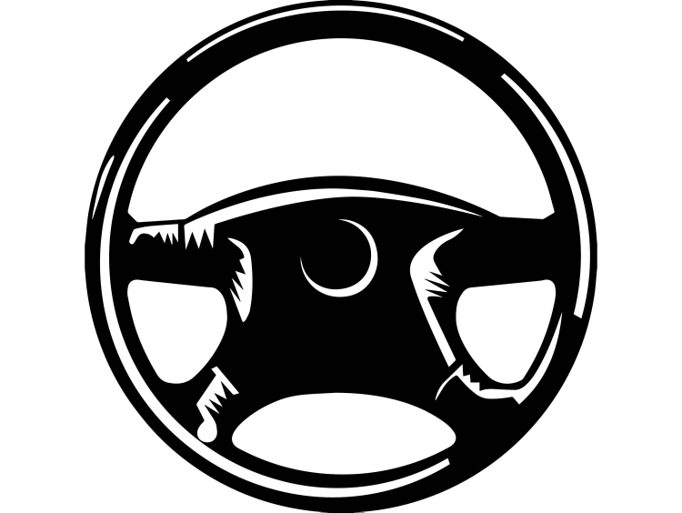 Рука на руле пиктограмма
