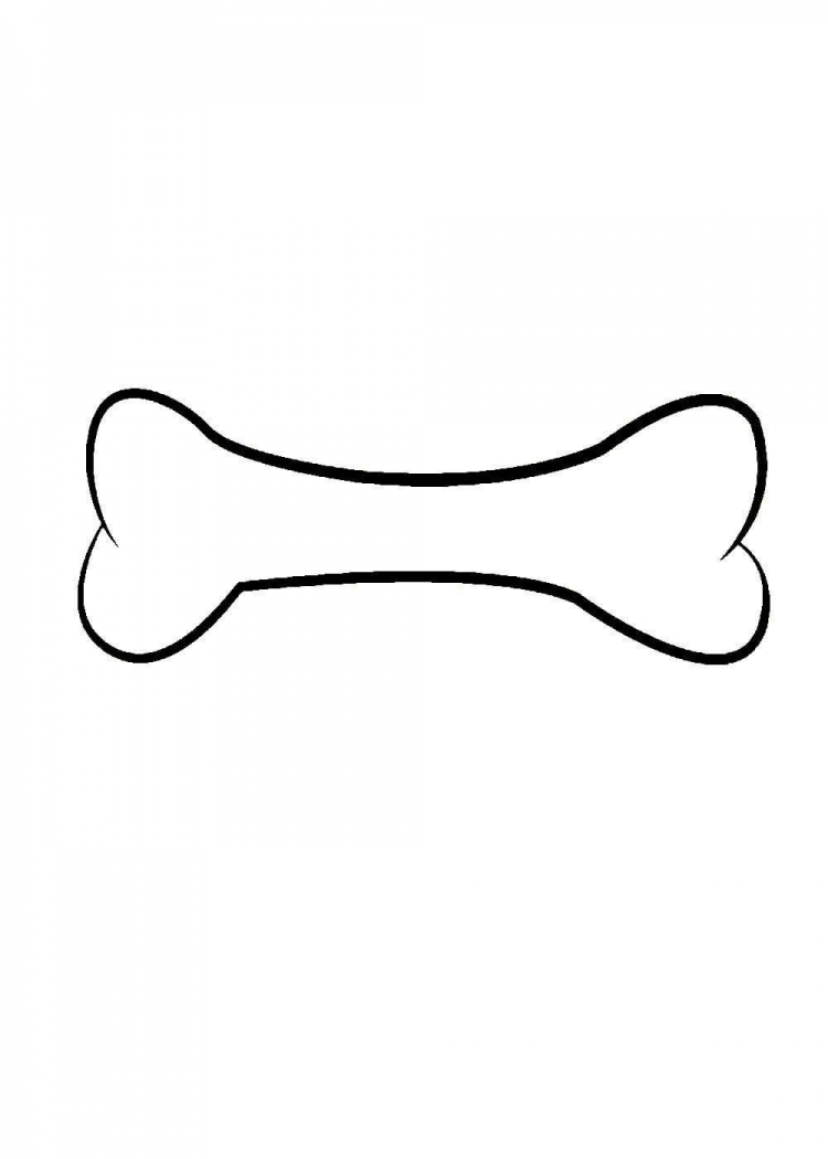 Собачья косточка рисунок