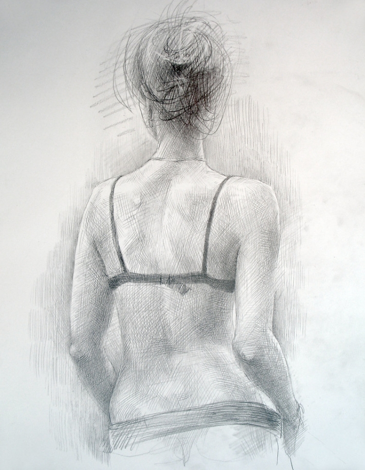 Рисунок человека со спины