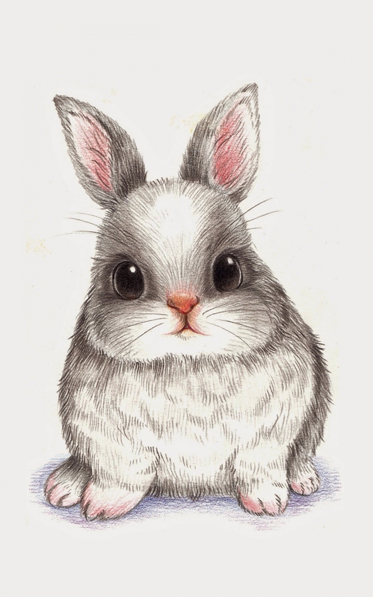 Нарисованные кролики