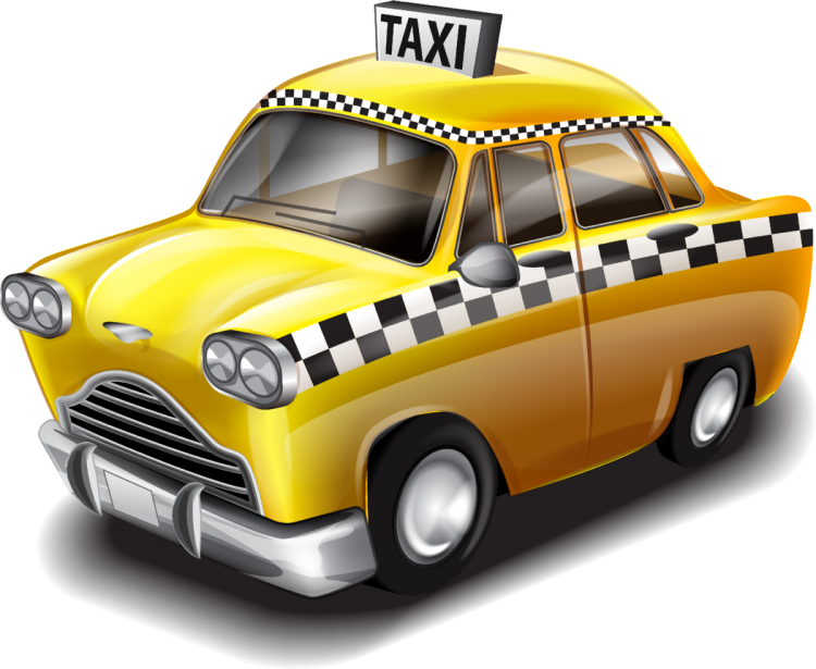 Машина такси рисунок