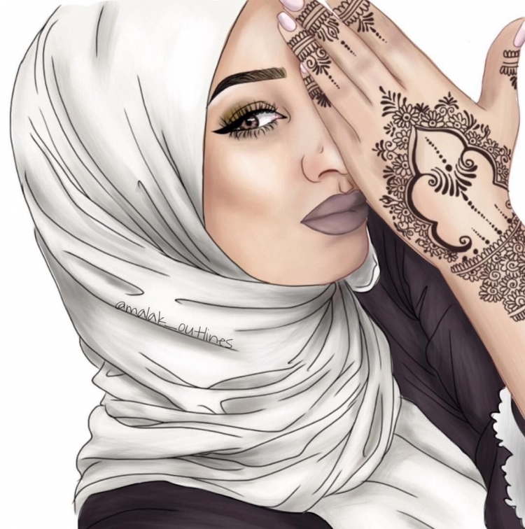 Рисунок хиджаб