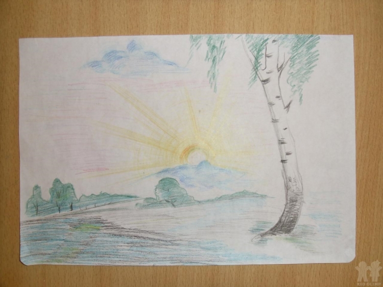 Рисунок утро