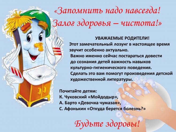 Гигиена для дошкольников Векторная