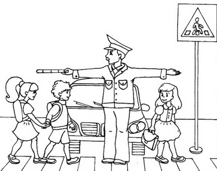 Раскраски Регулировщик для детей (36 шт.) - скачать или распечатать бесплатно #