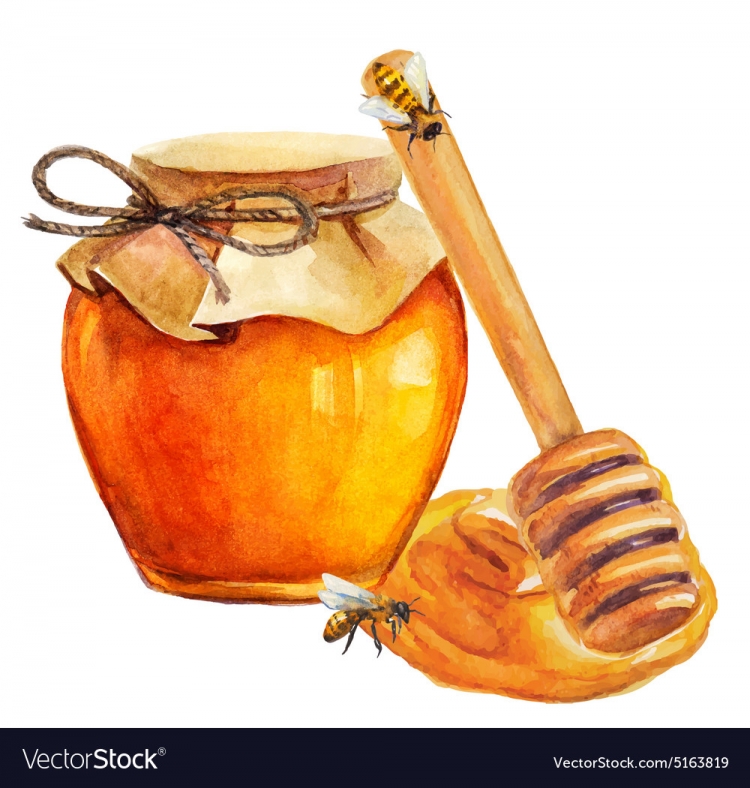 Рисование бочонок с медом