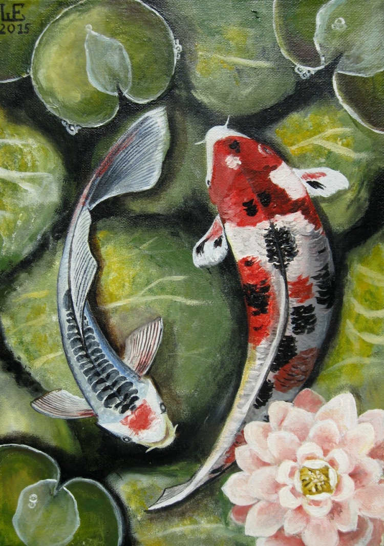 Карпы кои Хаяо Миядзаки