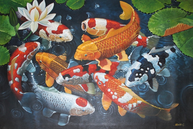 Карпы кои Хаяо Миядзаки