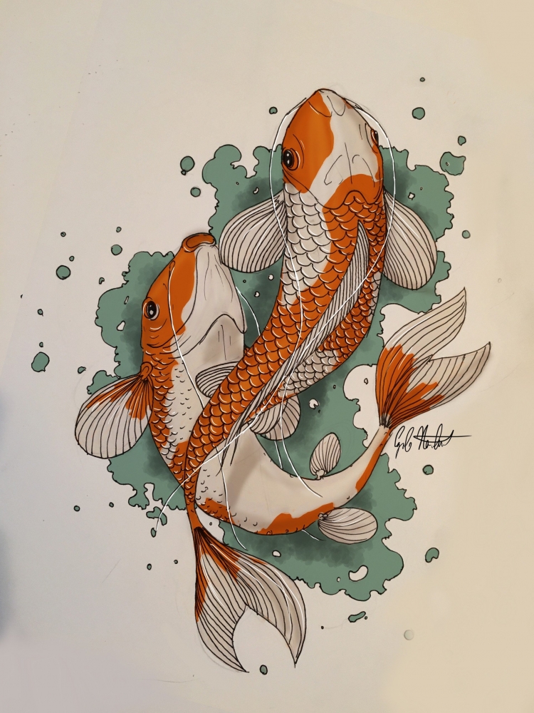 Карпы кои Хаяо Миядзаки