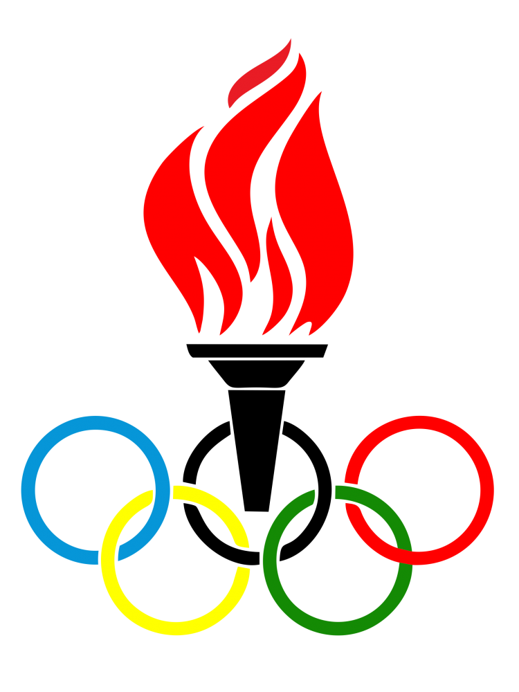Олимпийский факел рисунок