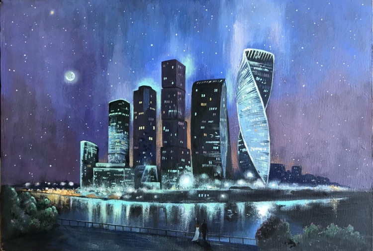 Картина Москва Сити