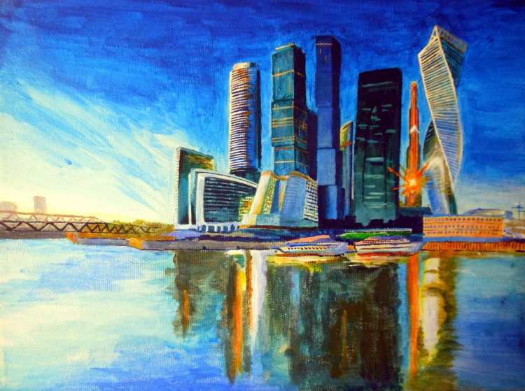 Современная живопись Москоу Сити
