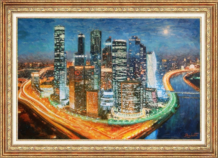 Художник Разживин Игорь Москва Сити