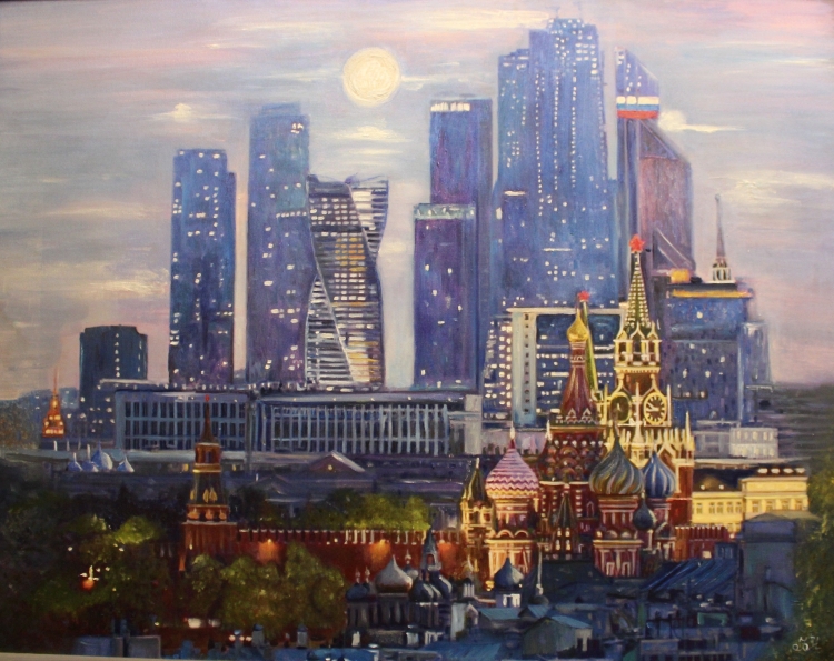 Москва в картинах современных художников