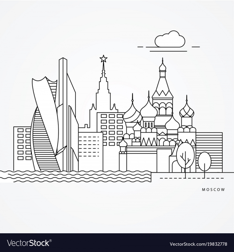 Графическое изображение Москвы