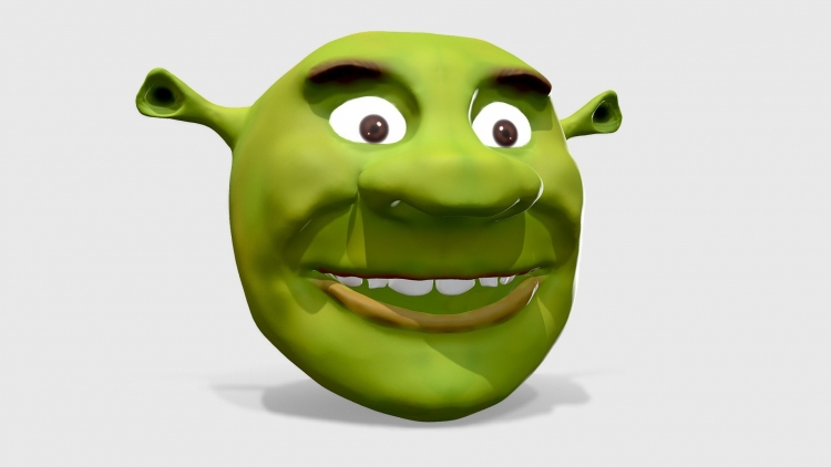 Шрек 3d модель