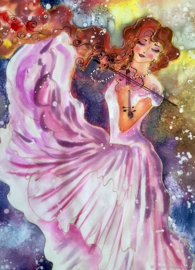 Фея музыки рисунок