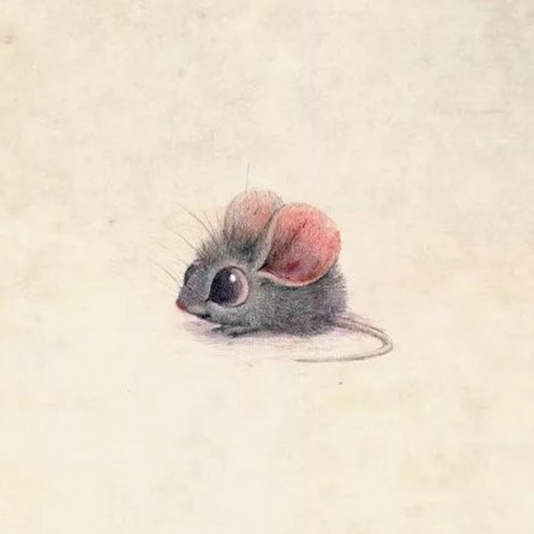 Милый мышонок рисунок