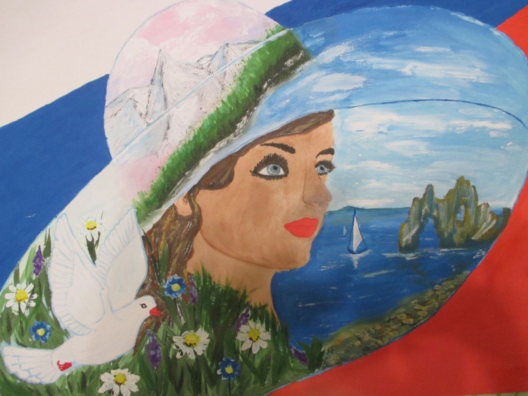Рисунок на патриотическую тему