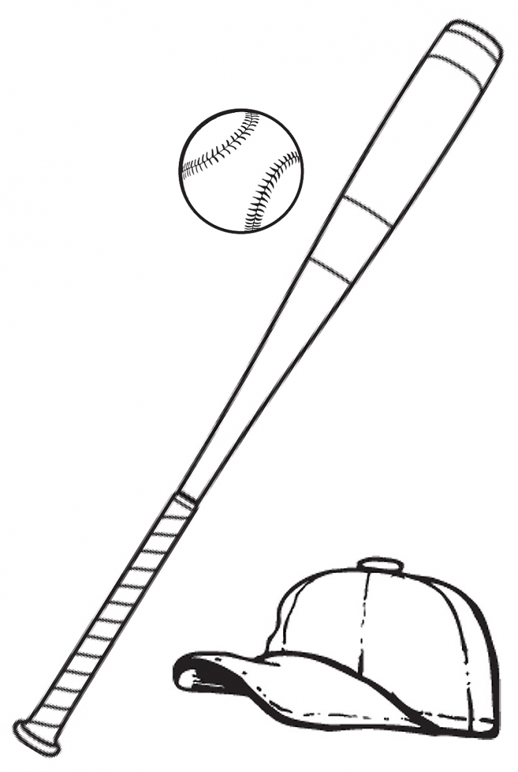Бейсбольная бита рисунок