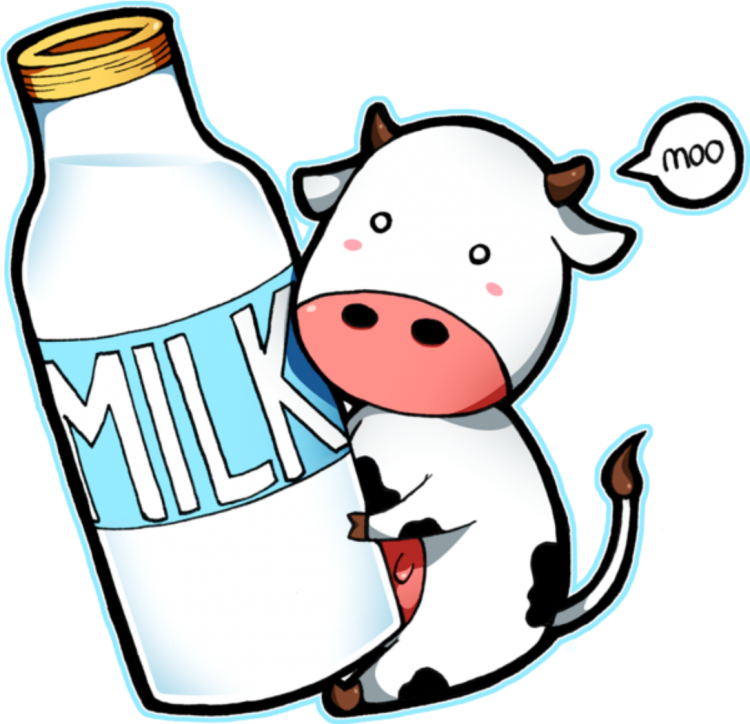 Бутылка молока рисунок