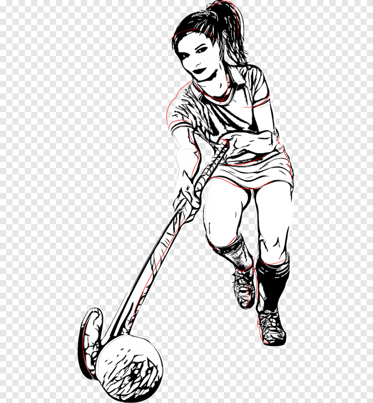 Хоккей на траве рисунок