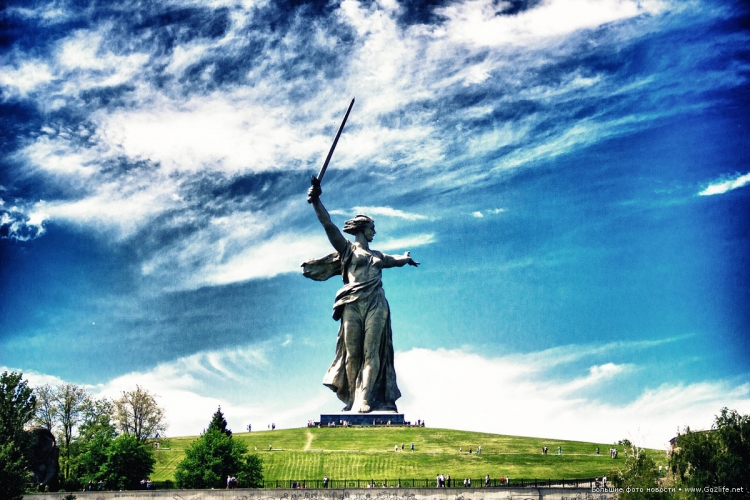 Волгоград Родина мать Мамаев Курган