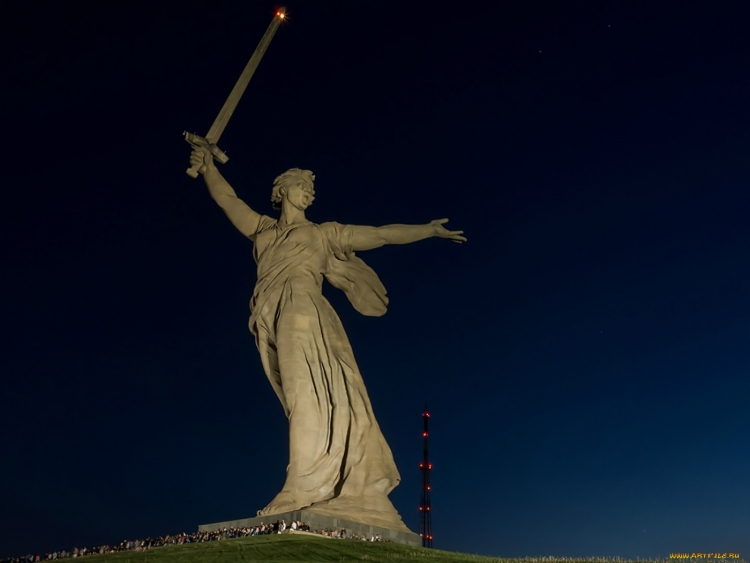 Город Волгоград Родина мать зовет Мамаев Курган