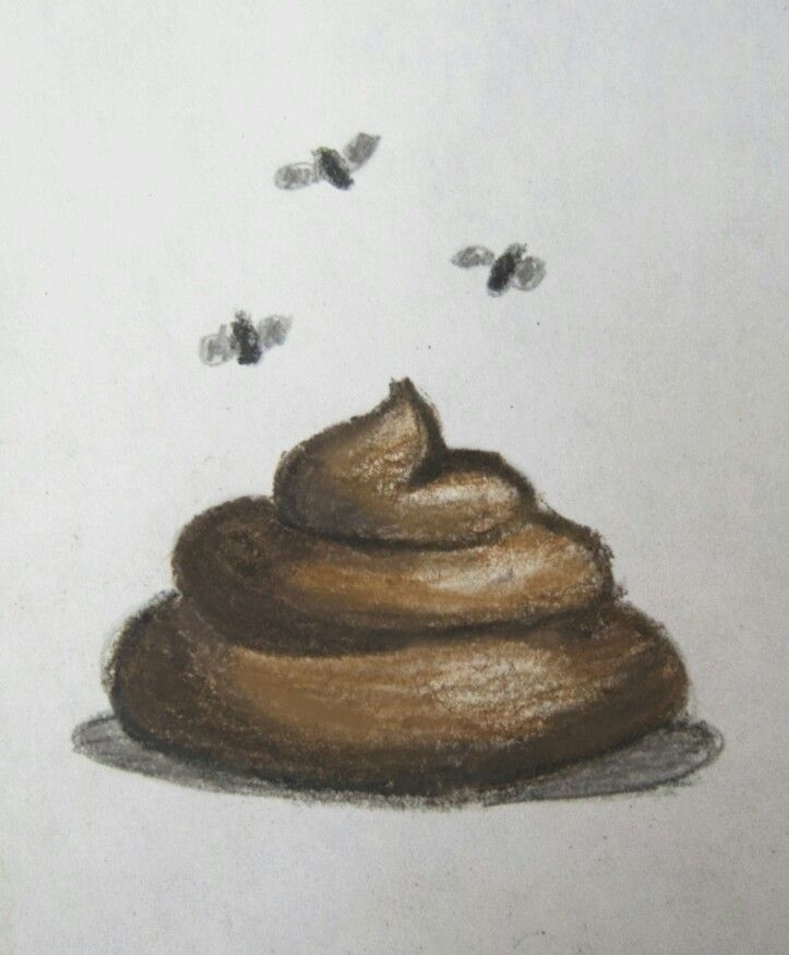Нарисованная какашка