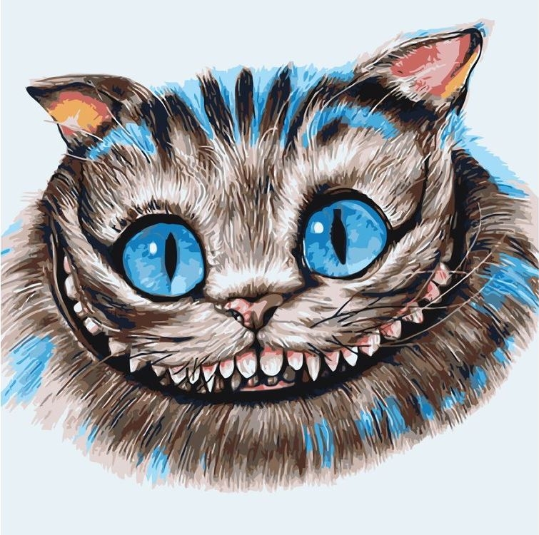 Как нарисовать Чеширского кота